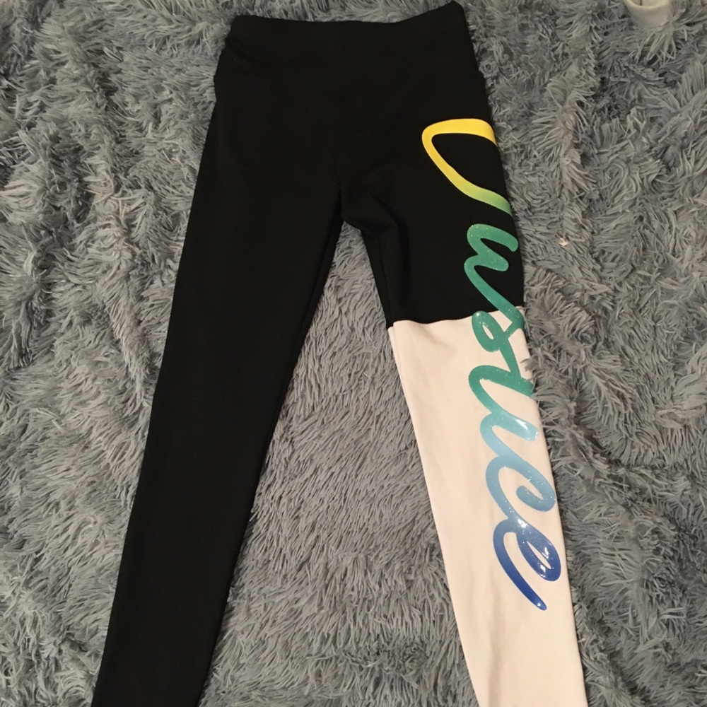 Two color Justice leggings